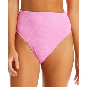 NWT Jessica Simpson Women's Sweet Daisy High-Waisted Bottoms Women's Swimsuit